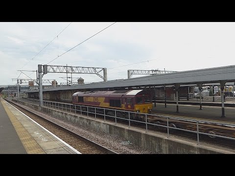 DB Schenker Class 66 passes Nuneaton (12/9/16)
