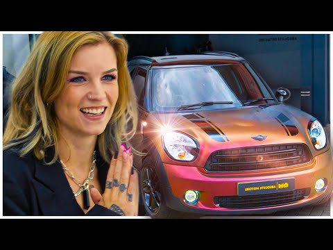 OnneDi geniet van haar opgepimpte Mini Cooper! | Dutch Wheels