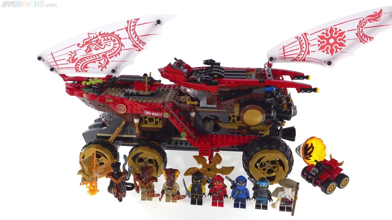 🔄 LEGO Ninjago 2019 Land Bounty review! set 70677 re upload