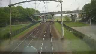 preview picture of video '[cabinerit] A train driver's view: Breda - Tilburg, 30-Apr-2014.'