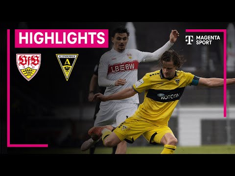 VfB Stuttgart II - Alemannia Aachen | Highlights 3. Liga | MAGENTA SPORT