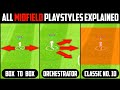 efootball 2023 mobile | All Midfield Playstyles explained with Gameplay