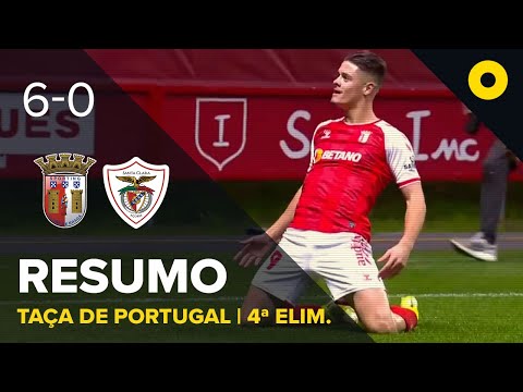 Resumo: SC Braga 6-0 Santa Clara - Taça de Portugal | SPORT TV