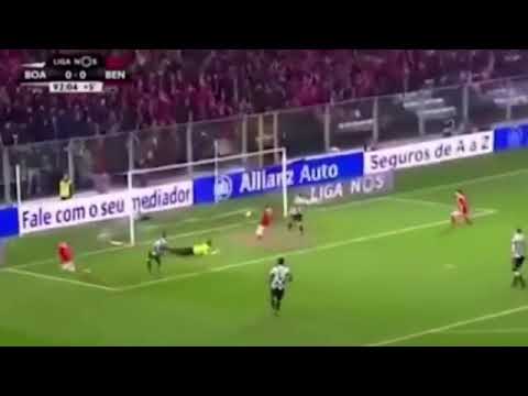 Golo do benfica no último minuto no bessa!!