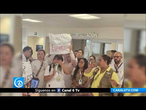 Video: Personal médico protesta durante visita de Sheinbaum al HRAE de Ixtapaluca; destacan carencias