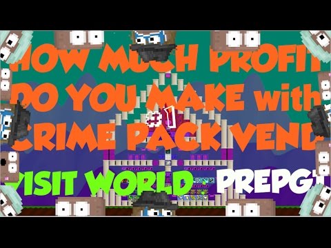 Growtopia - Does crime vend give profit - Restocking #1