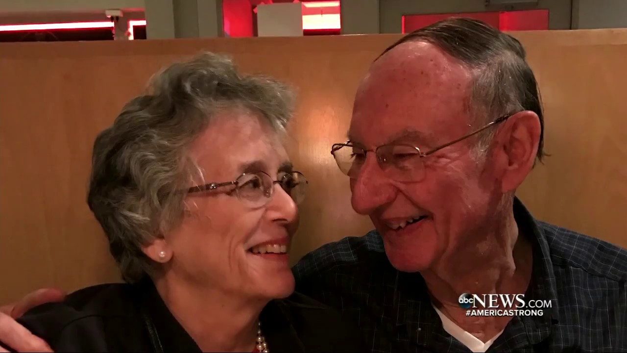 High school sweethearts reunited after more than 60 years - YouTube