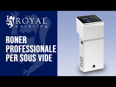 Video - Roner professionale per sous vide - 2.300 W - 80 L