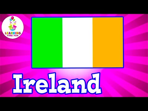 50 country flags for kids - learn country flags for children