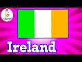 COUNTRY FLAGS For KIDS Learn Country FLAGS For Children 50 Flags In All