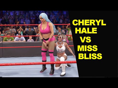 WWE 2K22 Cheryl Hale vs Miss Bliss - Extreme Rules