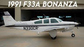 1991 Beechcraft F33A Bonanza Flight to Big Bear (For Sale)
