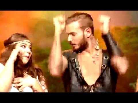 Caroline Costa et Matt Pokora s'amusent sur scène