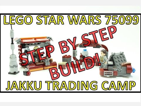 LEGO STAR WARS REY'S SPEEDER 75099 ALTERNATIVE BUILD JAKKU TRADING CAMP Video