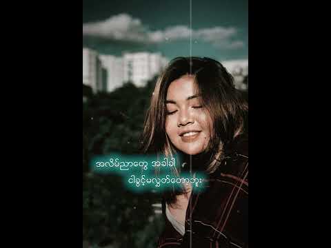 အေသင်ချိုဆွေ - နှမြောမိတယ် (Lyric Video)