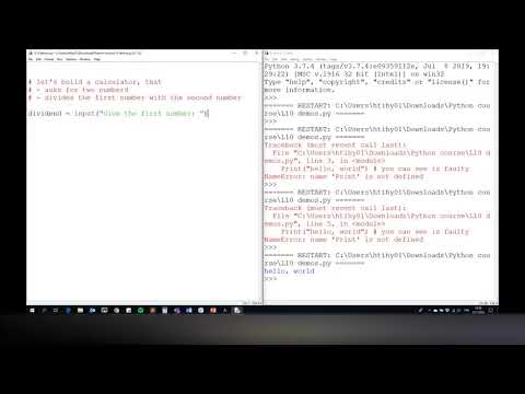 Python programming and data processing Lecture 10: Error handling