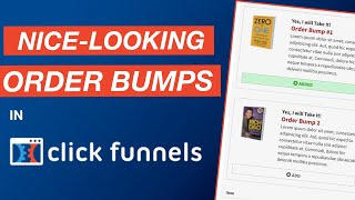 ClickFunnels Tutorial: Order Bumps 2.0 - Modern Order Bumps With Images