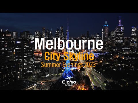 Melbourne City Skyline - Summer Evenings 2023 - Autel Nano+