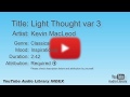 Light Thought Var 3 Kevin MacLeod Classical Inspirational YouTube Audio Library BGM