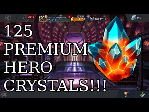 125 PREMIUM HERO CRYSTALS OPENED! - MCOC