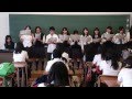 Japanese students singing 1Malaysia song 