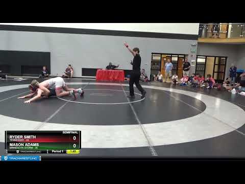 187 Lbs Semis & 1st Wrestleback (8 Team) - Ryder Smith, Tennessee Vs Mason Adams, Minnesota Storm