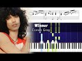 Conan Gray - Winner - Accurate Piano Tutorial with Sheet Music