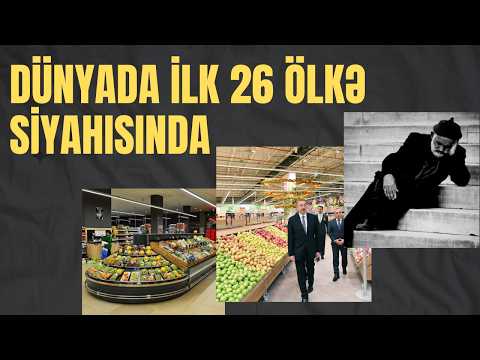 Acgöz hökumətin ac vətəndaşları! Azərbaycan ərzaq qiymətlərinə görə lider ölkələr siyahısındadır!