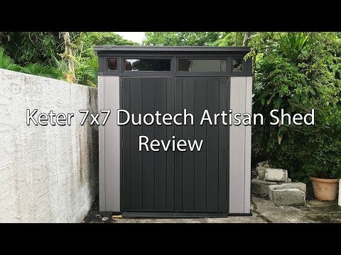 Costco Keter 7x7 Artisan DuoTech/DecoCoat/Signature Shed Review