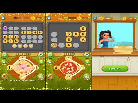 Word Pizza (by OpenMyGame) - free offline word puzzle game for Android and iOS
