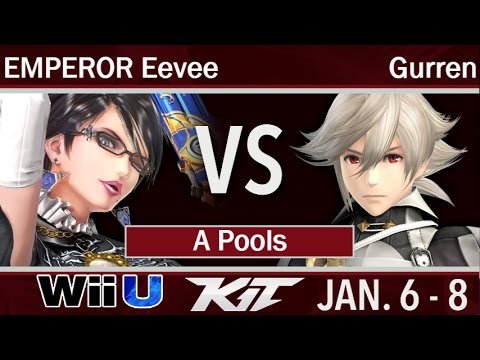 KIT17  - BxA | EMPEROR Eevee (Bayonetta) vs Gurren (Corrin) A Pools - Smash 4