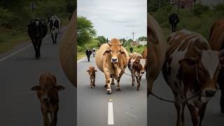 Cow sound 🐄 Biggest Cow Ever? Even the Other Cows Got Scared When It Mooed!😱🐮 #cow