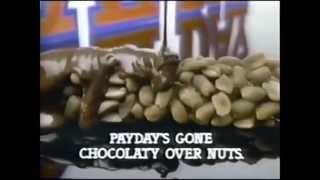 Chocolatey Payday Candy Bar Commercial 80's Avalanche