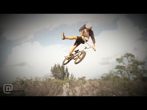 Mark Mulville Slays Mike Spinner's Backyard BMX Ramps