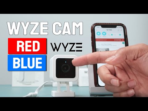 Wyze Flashing Blue