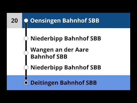 BOGG Ansagen • EV • S20 Oensingen – Niederbipp – Wangen a/A – Deitingen