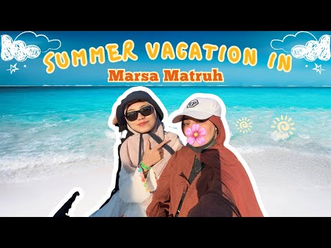 Spending Our Holidays in Marsa Matruh😍🏖️ | Al-Azhar Girls Trip👭🌊| Exploring Celopatra Beach