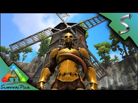 BRONZE ARMOR & THE WINDMILL! - Ark: Survival Plus [Gameplay E12]