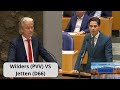 Jetten (D66) wordt GEIRRITEERD na antwoord van Wilders: "Uw drietrapsraket heeft GEFAALD!"