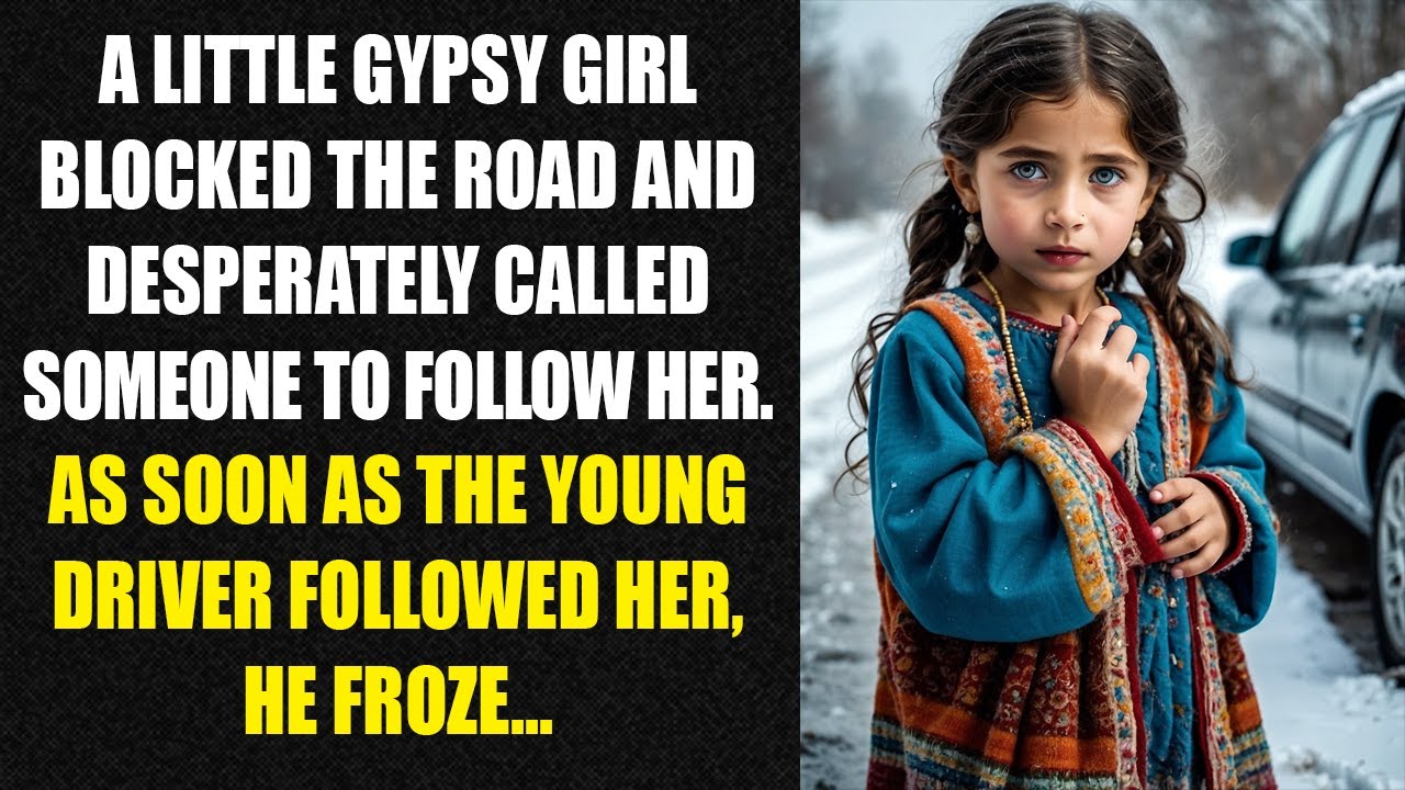 A little gypsy girl blocked the road and desperately called someone to follow her. As soon as the...