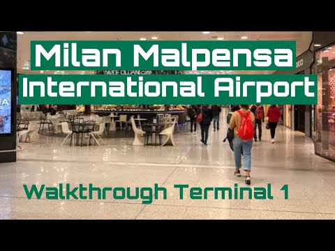 Passo a passo Aeroporto Internacional de Milão Itália Malpensa (MXP) 🇮🇹 | Terminal 1