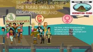 Total Drama Redemption Island Cast Sign Ups Closed 2014