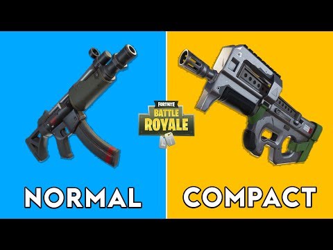 Blue SMG vs Gold Compact SMG
