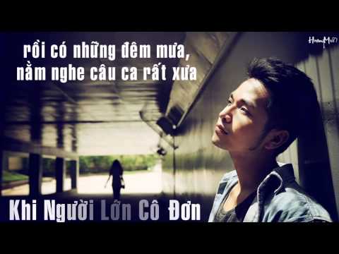 Khi Người Lớn Cô Đơn - Phạm Hồng Phước - Lyrics