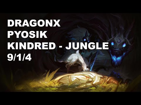 DragonX Pyosik Jungle Kindred vs Nidalee - KR Challenger Patch 10.8