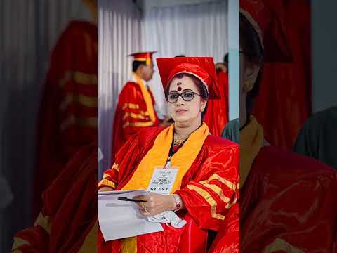 Maroon and golden cotton masters graduation gown