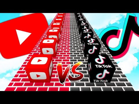YOUTUBE ŞANS BLOK VS TİKTOK ŞANS BLOK 😱 - Minecraft