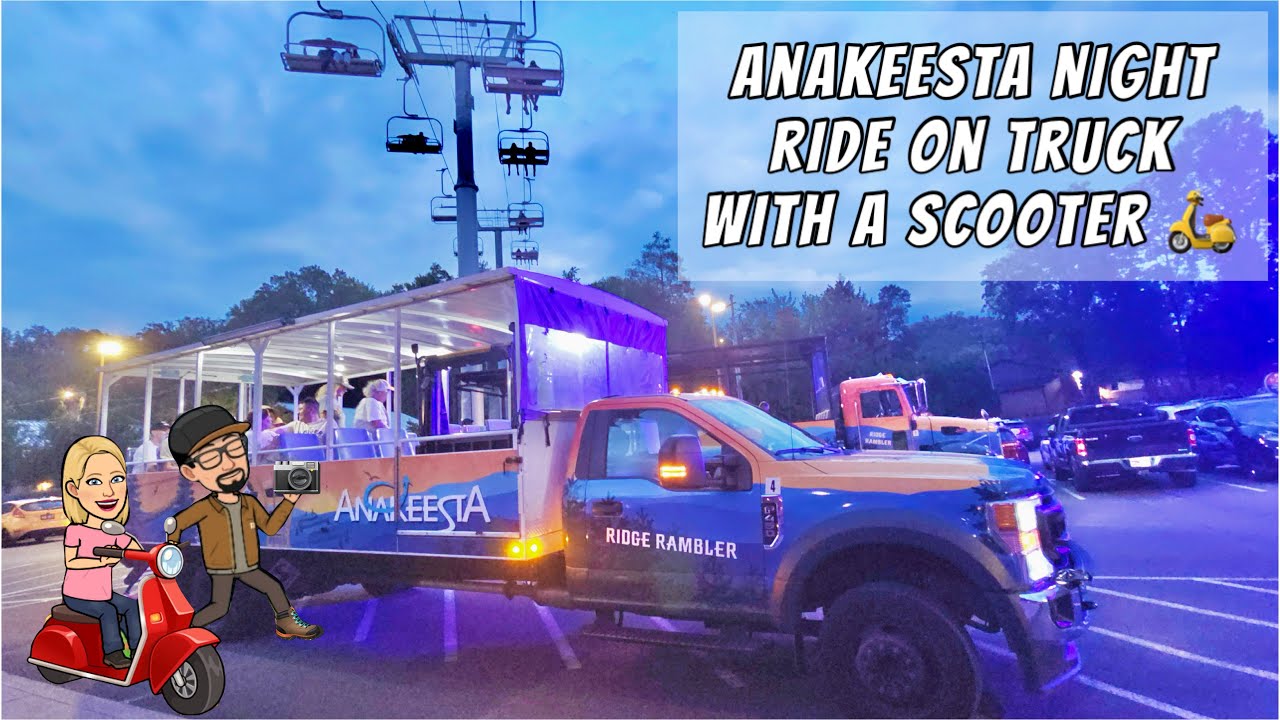 Going up mountain to Anakeesta Gatlinburg on Scooter