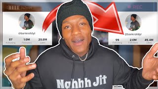 How I Gained Over 1 MILLION Followers On Tik Tok In ONE MONTH 🤯