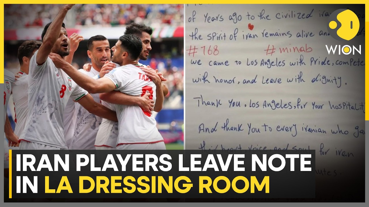 FIFA 2026 | Iran Leaves Emotional Note: 'May Peace Prevail Among All Nations..' | WION